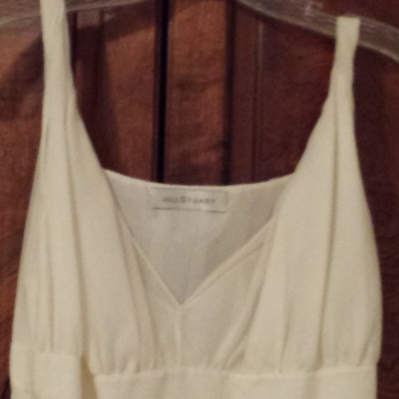 JILL STUART cream silk dress size 2 - Picture 2 of 7